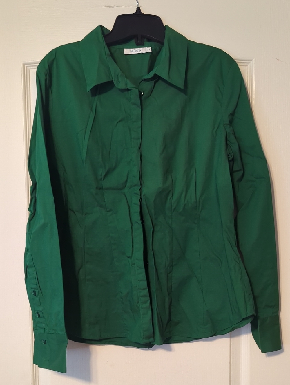 Ricki's Emerald Green Button-Down Shirt